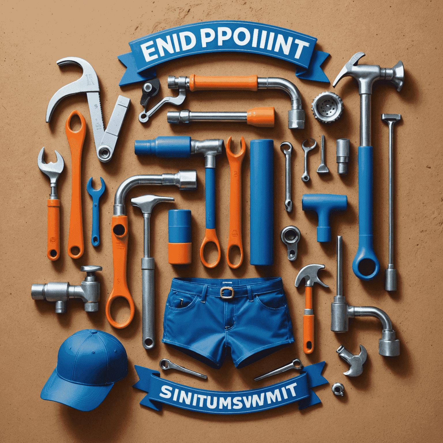 IdentityReligion logo featuring plumbing tools
