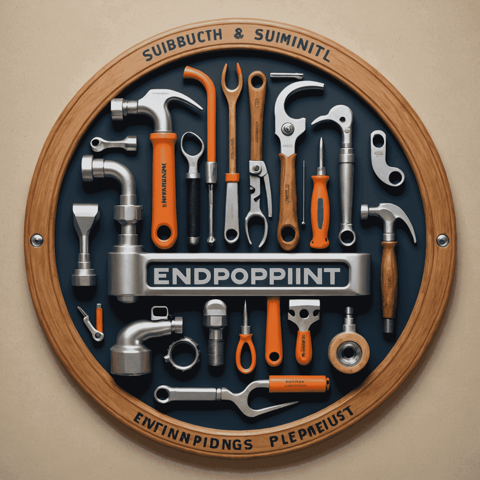 IdentityReligion logo featuring plumbing tools