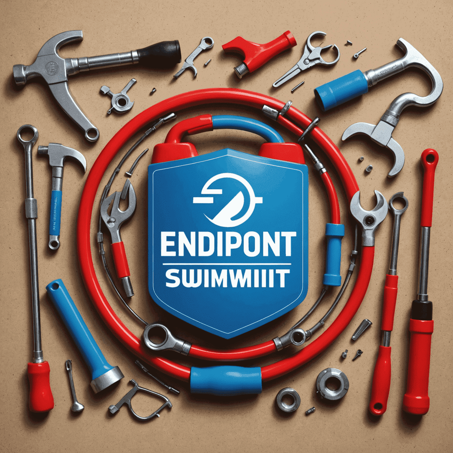 IdentityReligion logo featuring plumbing tools